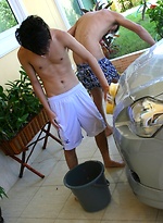 Two Gay Thai Boys in Car Wash Boys