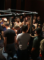Dirk Caber gets used and abused by 200 horny men at Folsom weekend party.