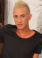 This smiley young man is Jamie and he's a blue-eyed and blond-haired stunner from the South East of England.