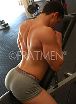 Payton strokes his dick