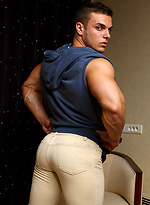 Kevin Conrad shows his perfect muscled body