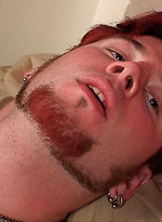 Redheaded Punk Jacks His Rod