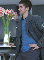 Young Straight Personal Trainer Chris gets a Hand & How Hard is That Uncut Cock!