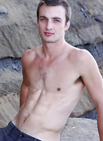 Milesstrokes his oild cock