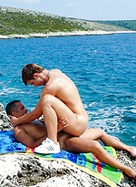 Rocky barebacking latino dude outdoors