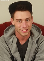 Gorgeous college boy Stephen Charles masturbating.