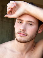 Alexander Greco strokes dick in the office