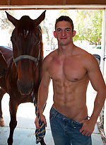 Muscle jocks Joey & Mac in bareback flip fuck