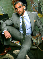 Stunning muscled guy showing his love gun