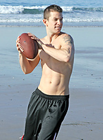 Jesse shows his butt and cock