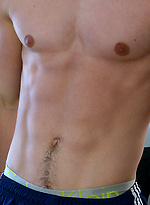 Straight Athlete Jasper Pumps Up His Body & His Uncut Cock Explodes!