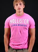 Cute college jock Tobin jacking off
