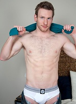 Jack grabs a handful of cock