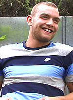 Straight mates Bailey and Andy in an uncut muscle showdown