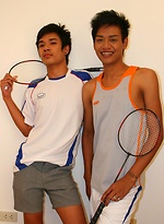 Three Thai Gay Boys in The Badminton Big Cock