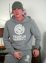 Boxing pro Reece - Ripped and Smooth Straight Lad with his Big Uncut Cock