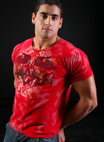 Antonio strokes his dick