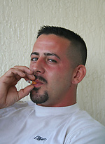 Joey jerking off dick