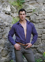 Andrey Komar shows off his body for Mark Wolff!