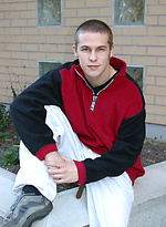 Jack plays with his cock