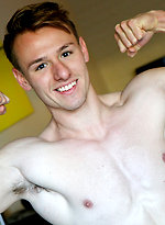 NEW Country Boy Adam Mackie Jerks His Cock and CUMS