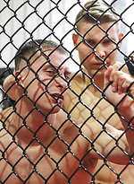 Jordan Fox gives Joey Mentana a blowjob then gets his big dick in the ass