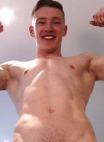 Young Straight Blond Hunk Tom Reveals His Ripped Body and Ultra Big Uncut Cock!