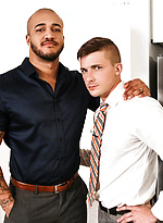 Muscled Jason Vario fucks young real estate agent Jake Porter in the ass