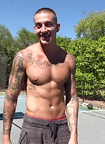 Big Dick Tatted Stud John Murphy Jerks Off