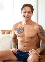 Gay men Ozzy Dean & Jayden Marcos suck each other's big dick & have anal sex