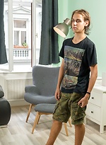 Sexy 19 year old Slovak twink Jake Olsen shows off his cock.