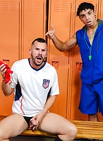 Sniffing in the locker room