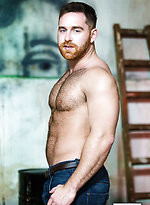 Fit gay men Jonas Jackson and Paddy O'Brian engage in bareback sex