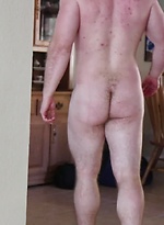 Hairy Bodybuilder Ryan Judd Jerks His COCK