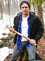 Woodsmen Ryan Bones & Dustin Holloway go gay after a hard day in the woods