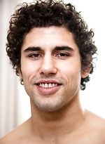 Inked curly-haired Jimmy Clay has anal sex with skinny twink Grayson Fabre