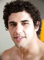 Inked curly-haired Jimmy Clay has anal sex with skinny twink Grayson Fabre