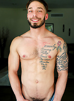 Tattooed Guy Cums Twice