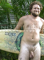 Big Berke: Uncut Hairy Missouri Pig Farmer, 6'1", 210 lbs, Works, Pees, Busts in Hawaii!